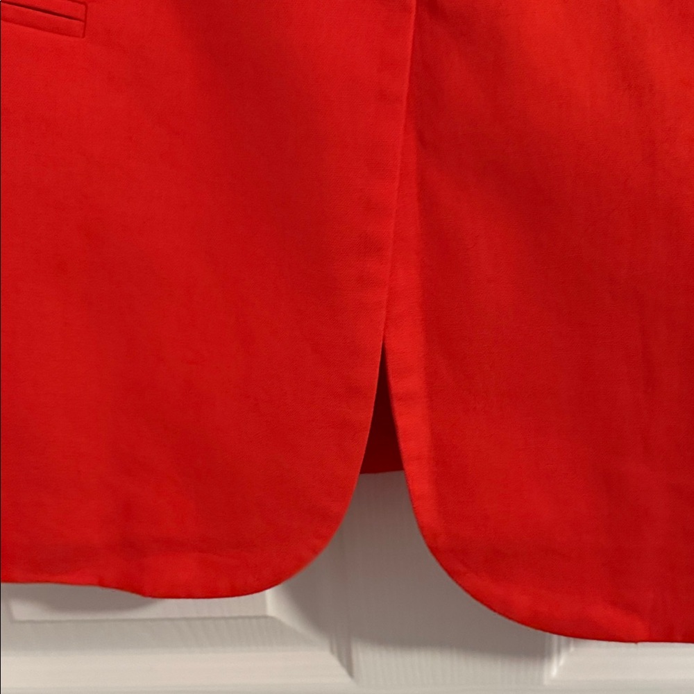 J. Crew Vibrant Orange Women's Blazer - Picture 4 of 5